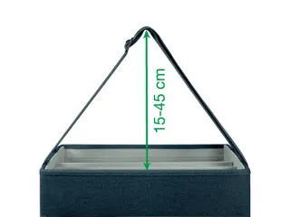 Leitz Hot Desking Stoffen opbergtas Fluweel Grijs 35,5x21x20cm - 8