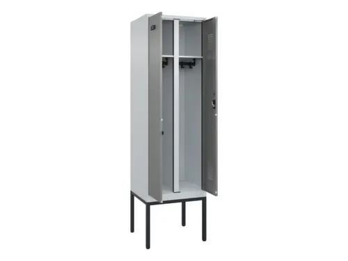 locker voor scheiding van kleding,HxBxD 2120x600x500mm,2vak