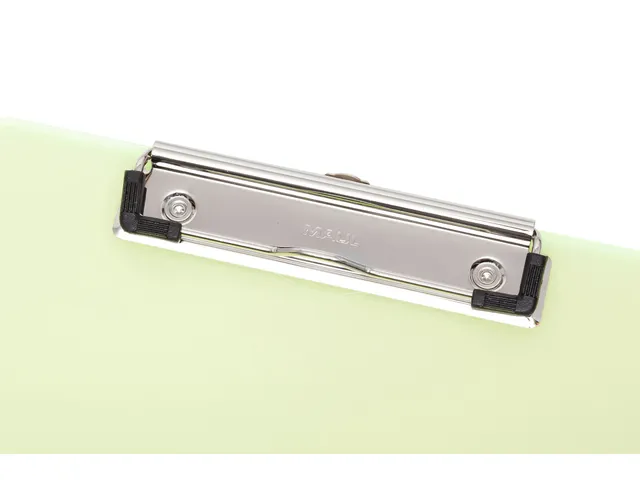 Porte-bloc MAUL A4 portrait transparent néon jaune