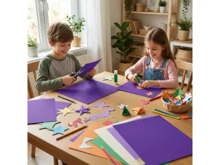 Fotokarton Kangaro 50x70cm 300gr donkerpaars pak 25 vel - 6