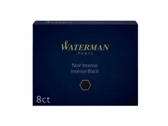 Inktpatroon Waterman lang Zwart 8 stuks