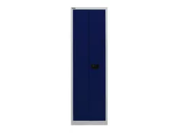 kantoorkast openslaande deuren HxBxD 1950x600x400mm Stalen Grijs Blauw