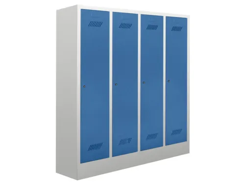 lockerkast v. kinderen,HxBxD 1300x1030x300mm,RAL7035,front RAL5012