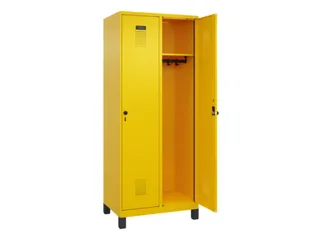 locker,HxBxD 1950x800x500mm,2vak,vak B 400mm,draaigrendel,voeten - 2
