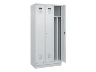 locker voor scheiding van kleding,HxBxD 1950x900x500mm,3vak - 1