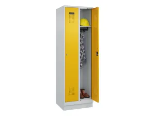 locker,HxBxD 1950x600x500mm,2vak,vak B 300mm,cil.-slot,sokkel - 1