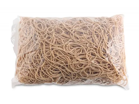 Elastiek breedte 1,5mm lengte 100mm zak van 1kg