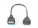 USB 3.0-aansluitkabel USB A - Micro USB B M/M 0,25m Zwart