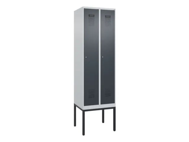locker voor scheiding van kleding,HxBxD 2120x600x500mm,2vak