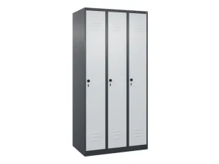 locker voor scheiding van kleding,HxBxD 1850x900x500mm,3vak - 1