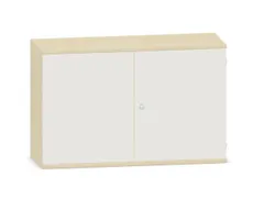 kantoorkast,HxBxD 770x1200x430mm,decor romp esdoorn,decor front wit