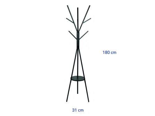 Kapstok MAUL Avalon staand 180cm zwart