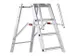 Platformladder Aluminium Bordes H X B X D 1840X 400X 400Mm 7Treden