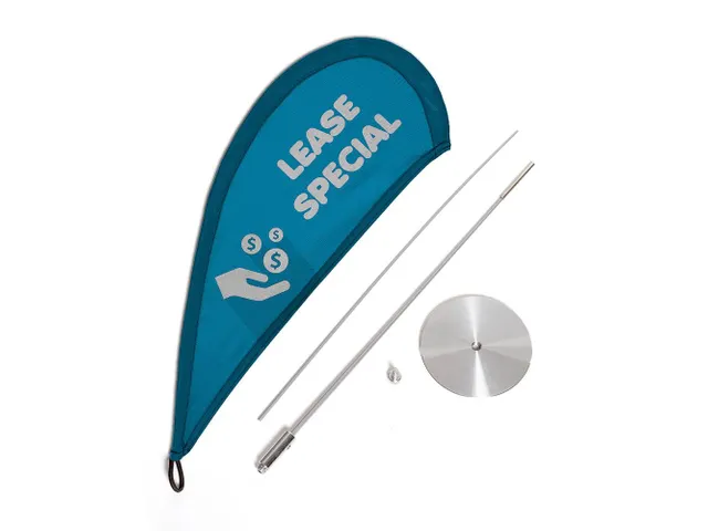 Mini porte-drapeau de table Micro Flag 45cm Pied et mât