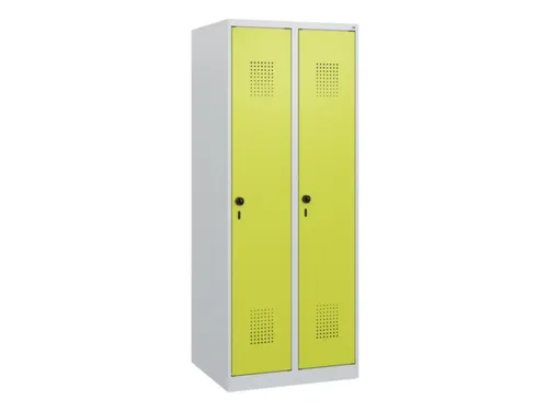 schoollocker,HxBxD 1530x600x500mm,2vak,vak B 300mm,draaigrendel