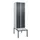 locker met bank,HxBxD 2120x600x815mm,2vak,vak B 300mm,cil.-slot