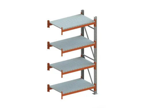 Breedvakstelling Aanbouwveld 2700x1385x800mm 4 Stalen Legborden