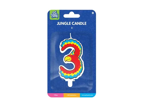 Jungle candle 3 Parrot