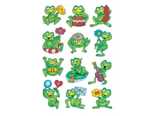 Sticker Etiket Herma 5601 Kikkers 36 stuks - 1