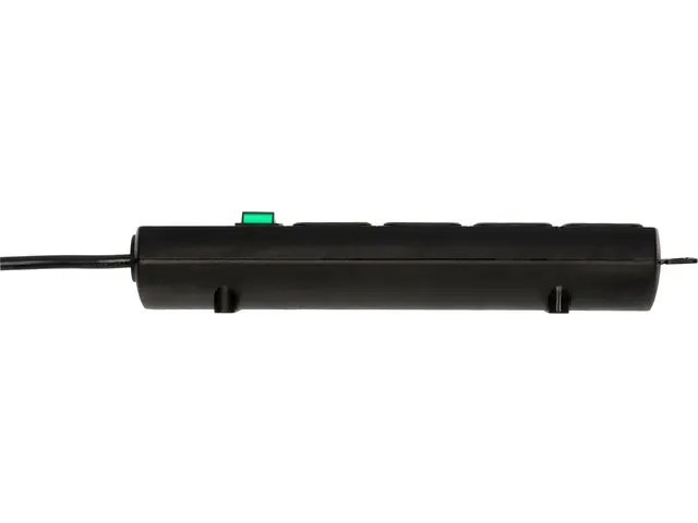 Stekkerdoos Brennenstuhl Comfort Plus 4vdg incl platte stekker 2m zw
