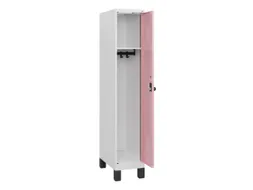 schoollocker,HxBxD 1630x300x500mm,1vak,vak B 300mm,draaigrendel,voeten