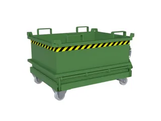 mini-bodemklepcontainer,HxLxB 625x800x1000mm,0,24m³,inrijbeugel,staal - 5