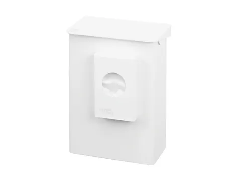 Hygiënebak 6 liter wit + zakjeshouder, AB 6 HB 2 P - ingo-man versie