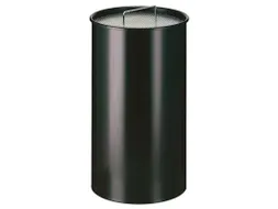 Ronde Zandasbak Zwart 50 Liter