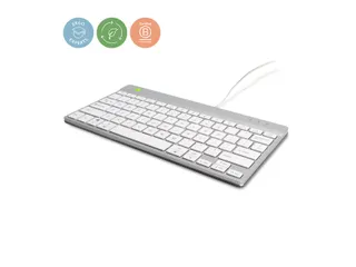 Toetsenbord R-Go Ergonomisch Compact Break bedraad QWERTY wit - 2