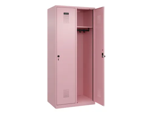 locker,HxBxD 1850x800x500mm,2vak,vak B 400mm,draaigrendel