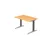 In hoogte verstelbaar bureau,HxBxD 680-850x1200x800mm,blad beuken
