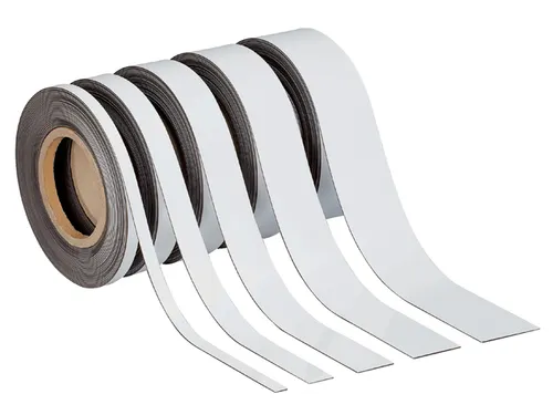 Magneetband beschrijf- en wisbaar MAUL 10mx20mmx1mm wit
