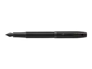 Vulpen Parker IM Monochrome GB Matt Black Fijn Blauwe inkt - 1