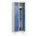 locker,HxBxD 1950x600x500mm,2vak,vak B 300mm,draaigrendel,voeten