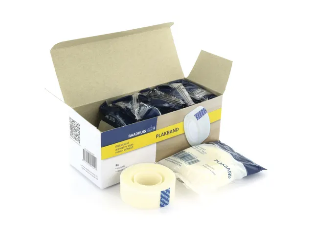 plakband Raadhuis invisible 19mmx33m