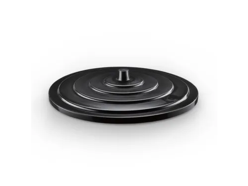 oplegdeksel,HDPE,v. ton inhoud 150l,zwart,meerprijs