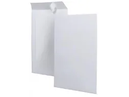 Bordrugenvelop 262x371mm wit stripsluiting doos 100 stuks