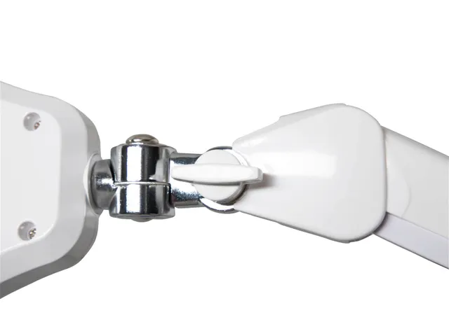 Loeplamp LED MAULsource Dimbaar met tafelklem Wit