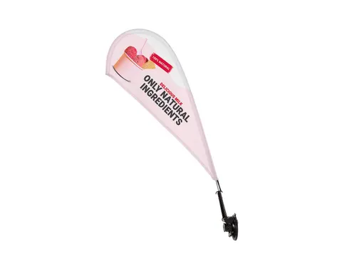 Print voor Raamvlag Drop Dubbelzijdig