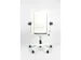 Chaise de bureau Linea Tekna White 01 bleu clair/blanc