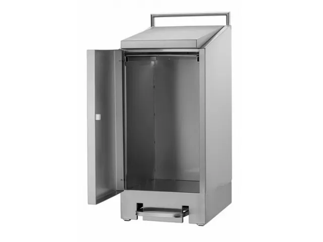 Rvs Afvalbak met Voetbediening 120 Liter