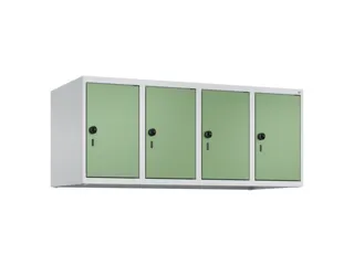 opzetkast,v. locker,4vak.,vak B 300mm,HxBxD 500x1200x500mm - 2