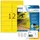 HERMA 8029 Weervaste Folie-etiketten A4 99,1x42,3mm Geel 300 stuks