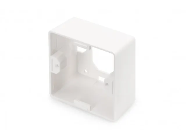 Opbouwdoos voor frontpanelen 80x80x42mm Wit Duitse indeling