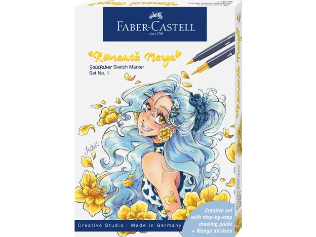 Sketchmarker Faber-Castell Goldfaber set nr.1 Romantic Manga Collectio