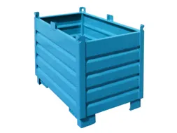 Systeem-Stapelcontainer Blauw 850x600x1200mm 500kg Inhoud 0.5m³