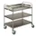 Kantinewagen Rvs Draagverm. 120Kg Laadvl. LxB 1000X600Mm 3 Etages Rand