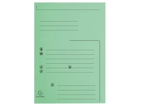 Pk25 Map bedrukt SUP ER 210 2 klep groen