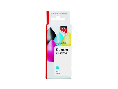 Inktcartridge Quantore alternatief tbv Canon CLI-581XXL 1995C001 blauw