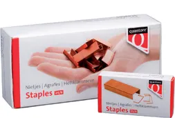 Nieten Quantore 24/6 verkoperd 1000stuks